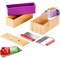 Soap Making Kit with Bamboo Cutting Box, Silicone Mold, Stainless Steel Cutters & 205 Accessories for DIY Handmade Soap Bars